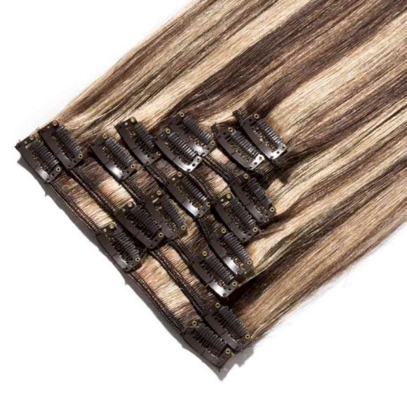 (2 Packs) 20" inch 100% Human Hair Extensions 4/27 - Picture 3 of 8